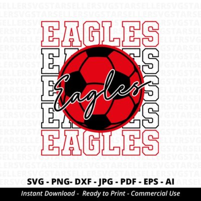 2105 Eagles SVG Eagles Stacked svg Eagles Soccer svg Eagles Shirt svg Eagles Mascot svg Love Eagles svg Eagles School Team Cricut svg Silhouette