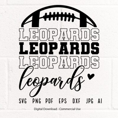 2108 Stacked Leopards SVG Leopards Mascot svg Leopards svg Leopards School Team svg Leopards Cheer svg Leopards Vibes svg School Spirit svg