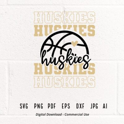 2129 Huskies SVG Huskies Mascot svg Stacked Huskies svg Huskies School Team svg Huskies Cheer svg Huskies Vibes svg Huskies png School Spirit