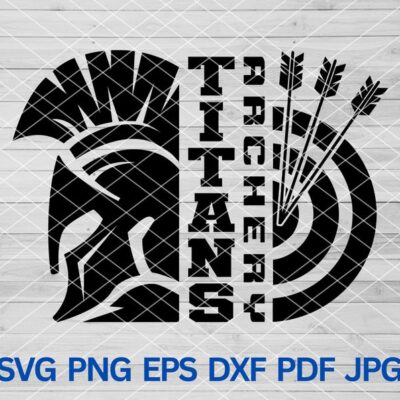 21555 High School Titans Archery svg Titans svg Archery svg Cut Files Titans mascot svg Titans pride Titans Cheer Archery Mom Shirt svg