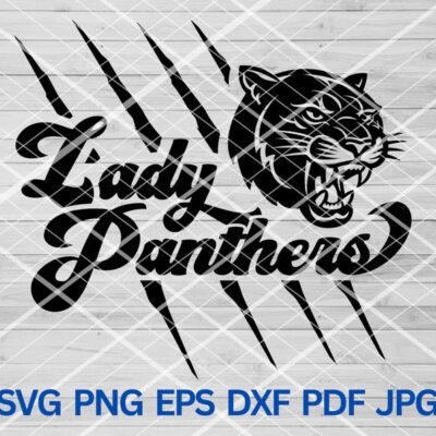 21559 Lady Panthers svg Lady Panthers mascot svg Lady Panthers Cheer mom Lady Panthers svg cut file Panthers svg Panther head svg Panther