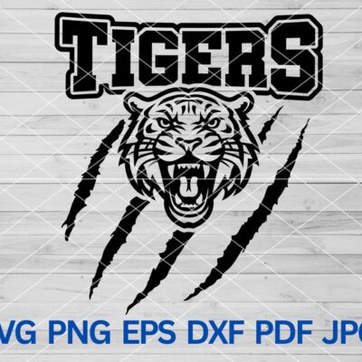 21587 Tigers svg Tigers mascot svg High School Tigers Football Basketball Tigers School Spirit Tigers Pride svg Tigers Cheer Mom shirt svg