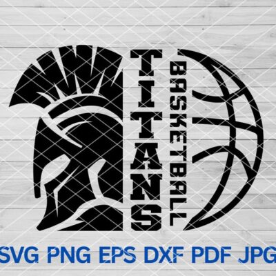 21601 High School Titans Basketball svg Titans svg Cut Files Cricut Titans mascot svg Titans pride Titans Cheer svg Titans Basketball Mom