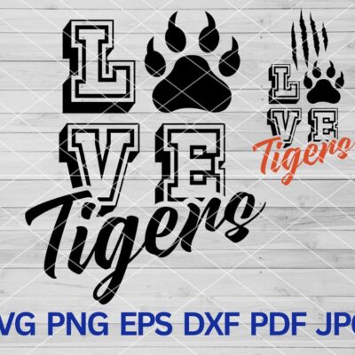 21607 Tigers Love svg Love Tigers svg Tigers scratches svg Tigers svg Tigers mascot svg School Pride Tiger svg Tigers Claws svg Tigers Paw svg