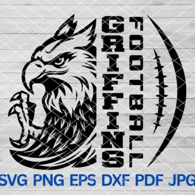 21631 High School Griffins Football svg Griffin Eagle svg Griffins mascot svg Griffins svg Cut Files Cricut Griffins School Spirit Team sports