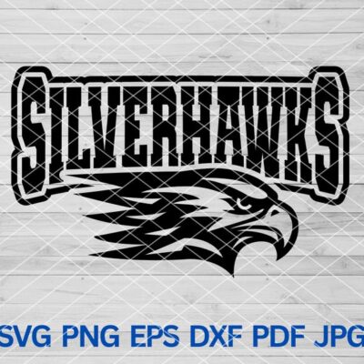 21639 SilverHawks SVG Hawks svg SilverHawks mascot svg SilverHawks High School Football Basketball Volleyball SilverHawks School Spirit