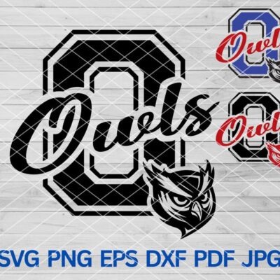 21679 Owls Mascot svg Owls svg Owl head svg Owls Pride High School Owls Sport Sublimation svg Owls School Spirit Owls Cheer Mom Owl svg