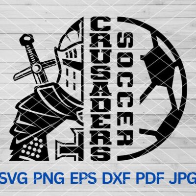 21704 High School Crusaders Soccer svg Crusaders Pride svg Crusaders svg Crusaders mascot svg Crusaders Cheer mom Crusaders spirit wear