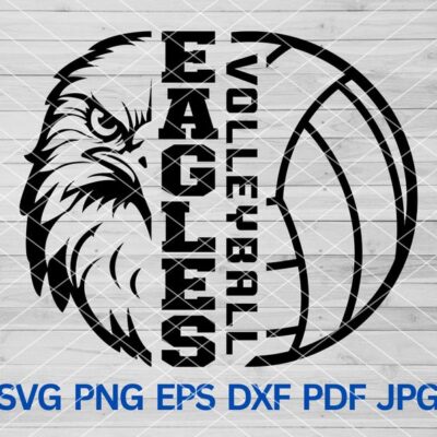 21718 High School Eagles Volleyball svg Eagle Hawk Bird svg Eagles mascot svg Eagles School Spirit Eagles Pride svg Basketball Cheer Mom svg