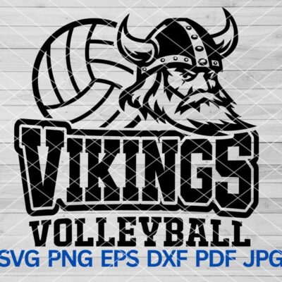 21736 High School Vikings Volleyball svg Vikings mascot svg Vikings svg Cut Files Cricut Vikings school svg sports Vikings Pride Vikings Cheer