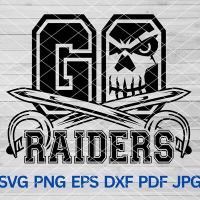 21765 Go Raiders svg Raiders svg Raiders Pride Raiders mascot svg High School Raiders Sport Sublimation svg Raiders School Spirit Cheer Mom