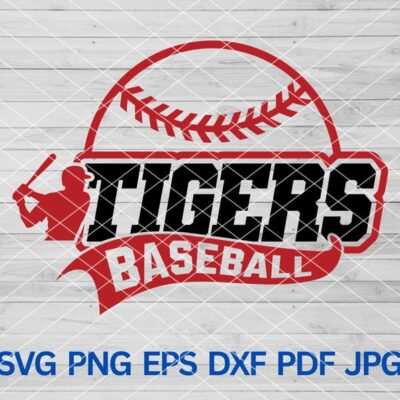 21792 High School Tigers Baseball svg Tigers svg Tigers mascot svg Tigers Cut Files Cricut Tigers School Spirit Tigers Pride Tigers Cheer