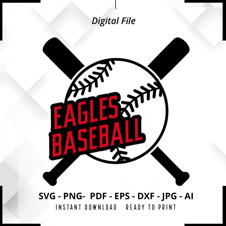 218 Eagles Baseball SVG PNG Eagles svg Baseball svg Eagles Shirt svg Eagles Cheer svg Eagles Mom svg Baseball Shirt svg Cricut Cut File