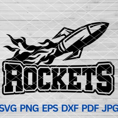 21829 High School Rockets Mascot svg Rockets Flame svg Rockets svg Cut file for Cricut Rockets Team Rockets school spirit Rockets Cheer Mom