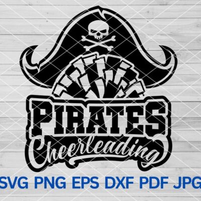 21851 Pirates Cheerleading svg Pirates Pride Pirates school svg sports Pirates mascot svg Pirates svg Pirates Spirit Pom Pom svg