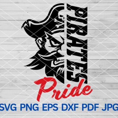 21875 Pirates Pride svg Pirates school svg sports Pirates mascot svg Pirates svg Cut Files Cricut Pirates Team Spirit Pirates Cheer svg