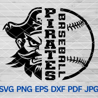 21882 High School Pirates Baseball svg Pirates svg Pirates mascot svg Pirates svg Cut Files Cricut Pirates Team Spirit Pirates Cheer svg