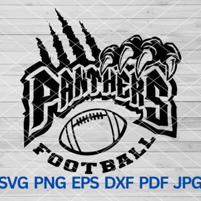 21886 High School Panthers Football svg Panthers Pride svg Panther svg Panthers svg Panthers mascot svg Panthers cut file cricut Cheer mom