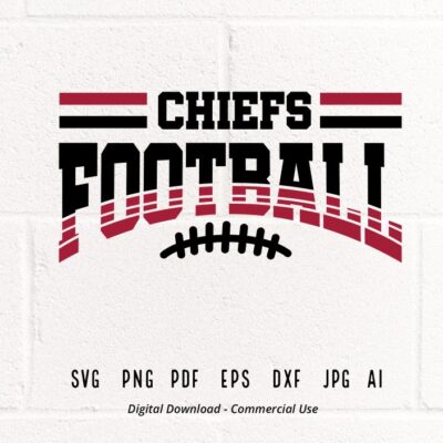 219 Chiefs Football SVG PNG Chiefs Mascot svg Chiefs svg Chiefs Vibes svg Chiefs Pride svg Chiefs Cheer svg School Spirit svg Chiefs Shirt