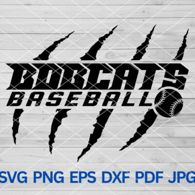 21908 High School Bobcats Baseball svg Bobcats svg Cut Files Cricut Bobcats school Bobcats mascot svg Bobcats Claw Marks svg Bobcats Cheer