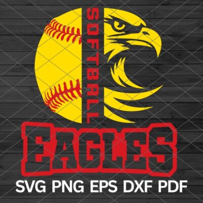 21973 High School Eagles Softball svg Eagle Hawk Bird svg Eagles mascot svg Eagles School Spirit Eagles svg Eagles Pride Baseball Cheer Mom