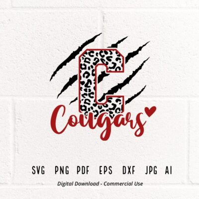 2201 Cougars Claw SVG Claw Scratch svg Leopard Cougars svg Cougars Paw svg Cougars svg Cougars School Team Cougars Vibes School Spirit Cricut