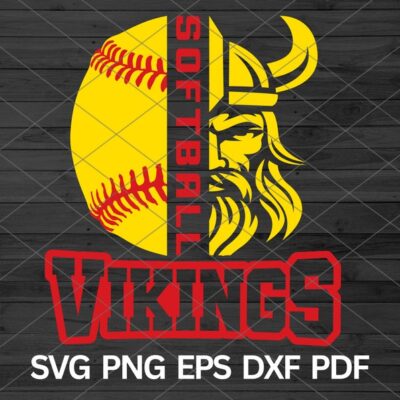 22047 High School Vikings Softball svg Viking Svg Vikings svg Cut Files Cricut Vikings school svg sports Vikings mascot svg Vikings Pride svg