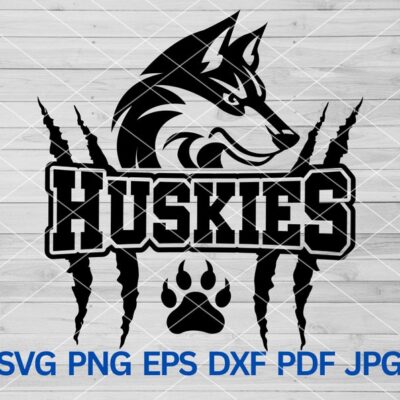 22105 Husky svg Huskies svg Husky Cut file for Cricut Huskies Pride svg Huskies mascot svg Huskies Team Huskies school spirit Huskies Cheer