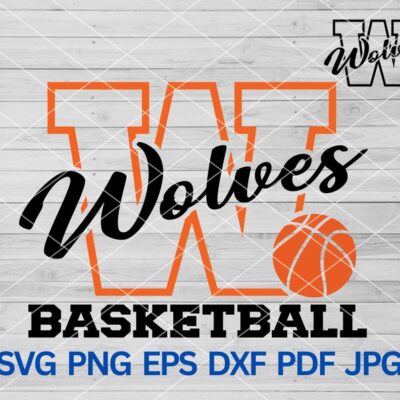 22118 High School Wolves Basketball svg Wolf Pride svg Wolf Svg Wolves svg Wolf Cut file for Cricut Wolves Mascot svg Wolves Cheer Mom svg