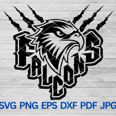 22139 Falcons Svg Falcon svg Cut Files Cricut Silhouette Falcon Falcons Pride Svg Falcon Head SVG American Falcon Vector Images Falcon PNG