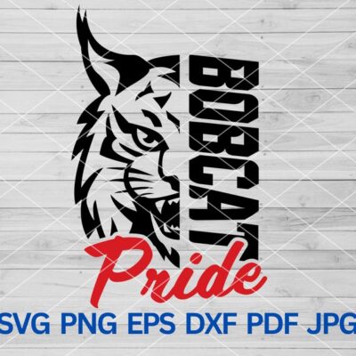 22161 Bobcat Pride svg Bobcat svg Bobcats Cut Files Cricut Bobcat Cheerleading Bobcats mascot svg Bobcat School Team Spirit Bobcat Cheer Mom