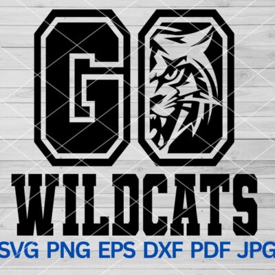 22180 Go Wildcats svg Wildcats svg Wildcats Pride Wildcats mascot svg High School Wildcats Sport Sublimation svg Wildcats Cheer Mom svg