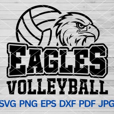 22221 High School Eagles Volleyball svg Eagle Hawk Bird svg Eagles mascot svg Eagles School Spirit Eagles Pride svg Basketball Cheer Mom svg