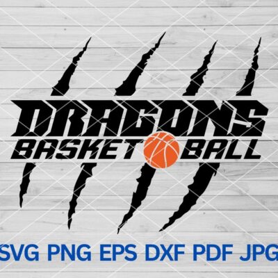 22240 High School Dragons Basketball svg Dragon Scratches Dragons svg Dragons mascot svg Dragon School Spirit Dragons Cheer svg Dragons Pride