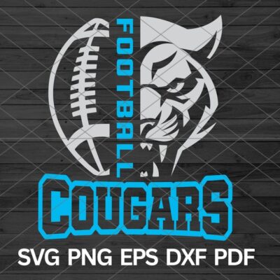 22265 High School Cougars Football svg Cougar svg Cougars svg Cougars mascot svg Cougar School Spirit Cougars Cheer svg Cougars Pride svg