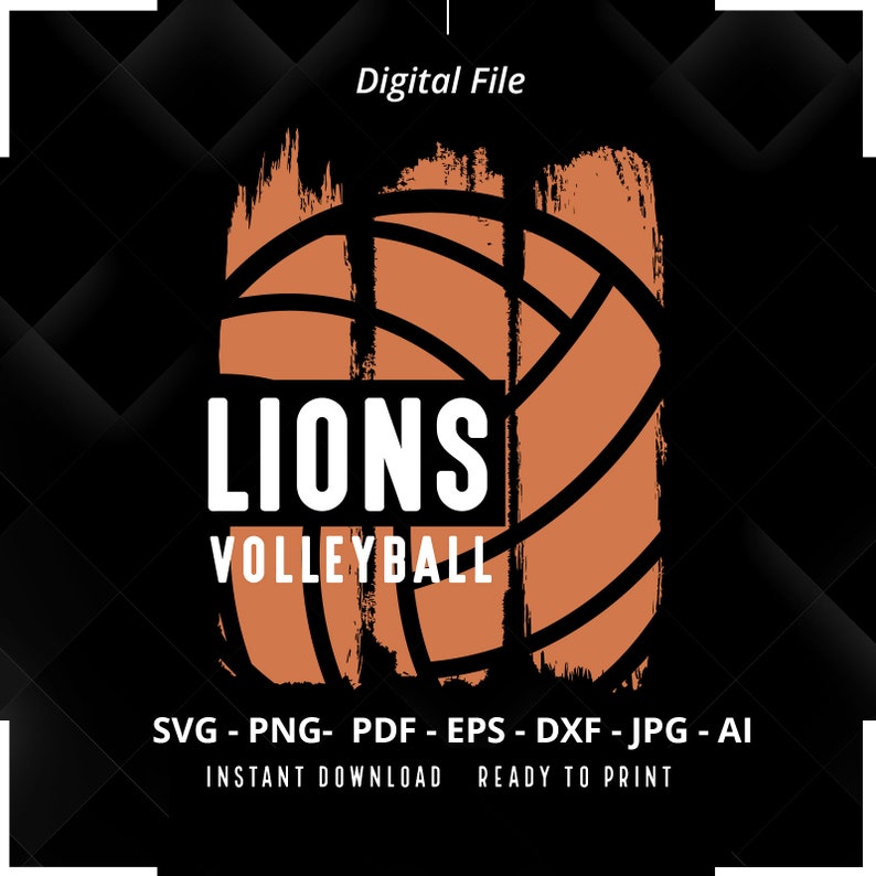 223 Lions Volleyball SVG PNG Lions svg Lions Cheer svg Volleyball svg Lions Mom svg Lions Shirt svg Volleyball Mom svg Volleyball Shirt svg