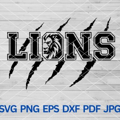 22325 Lion svg Lions svg Lions scratches svg Lions Pride football mom Lions School Spirit Lions Mascot svg Lion Claws Marks png Lions Cheer