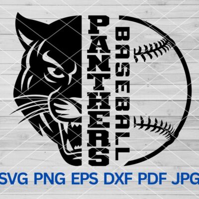 22340 High School Panthers Baseball svg Panthers Pride svg Panther svg Panthers svg Panthers mascot svg Panthers cut file cricut Cheer mom