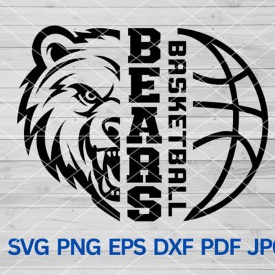 22353 High School Bears Basketball svg Bear svg Bears svg Bears Pride Basketball mom svg Bears School Spirit Bears Mascot svg Bears Cheer