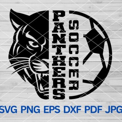 22361 High School Panthers Soccer svg Panthers Pride svg Panther svg Panthers svg Panthers mascot svg Panthers svg cut file cricut Cheer mom