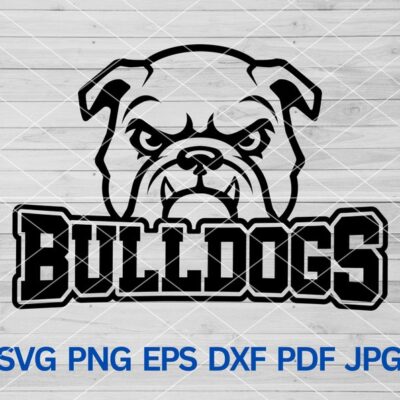 22366 Bulldogs svg Bulldog svg Bulldogs svg Cut file for Cricut Bulldogs Team Mascot Bulldog Mascot svg Bulldog school spirit Bulldogs Cheer