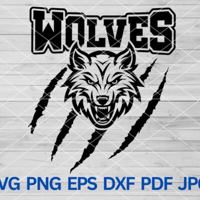 22374 Wolf svg Wolves svg Wolves scratches svg Wolves Pride svg football mom Wolves School Spirit Wolves Mascot svg Wolves Claws svg png