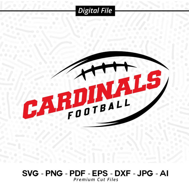 2240 Cardinals Football SVG PNG Cardinals Football svg Cardinal Sublimation png Football Clipart Cardinal Vibes svg Cardinals Cheer Svg