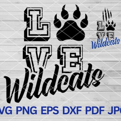 22403 Wildcats love svg Love Wildcats svg Wildcats scratches svg Wildcats svg Wildcats mascot svg Wildcats claws Wildcats paw Wildcats Pride