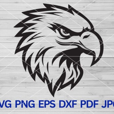 22473 Eagle Hawk Bird Decoration SVG Eagle PNG Clipart Eagle Head SVG Cut Files Cricut Silhouette Eagle American Eagle Spirit patriotic svg