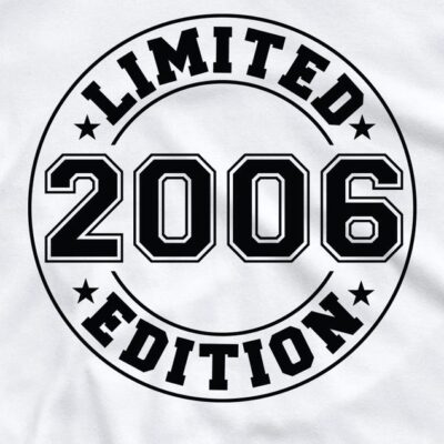 22530 Limited Edition 2006 SVG PNG Birthday Svg Est 2006 Shirt Svg Birthday Png 2006 Svg 2006 Png 18th Birthday Svg 2006 Cut Files