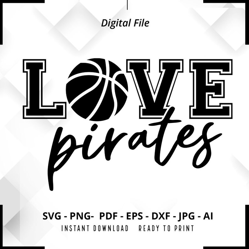 2267 Pirates Basketball SVG PNG Pirates svg Basketball Shirt svg Pirates Cheer svg Pirates png Pirates Mom svg Pirates Shirt svg Cricut