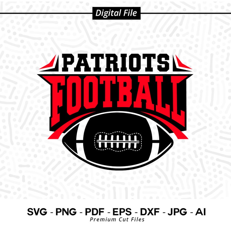 2270 Football SVG PNG Patriots Football svg Patriot Football svg Patriot Sublimation Cricut Cut file SVG for Shirts Football Shirt svg