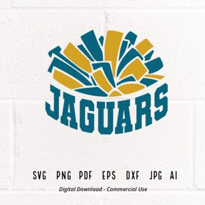 2272 Jaguars SVG PNG Jaguars Cheer SVG Jaguars Mascot svg Jaguars Pom Pom svg Cheerleader svg Jaguars Shirt School Spirit svg Jaguars Girl