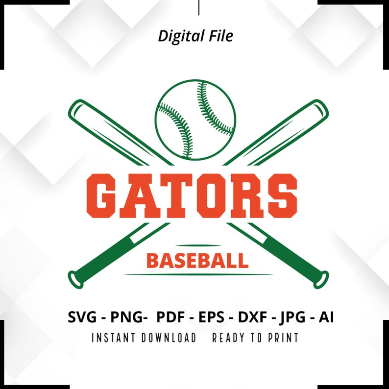 228 Gators Baseball SVG PNG Gators svg Baseball svg Gators Shirt svg Gators Cheer svg Gators Mom svg Baseball Shirt svg Cricut Cut File